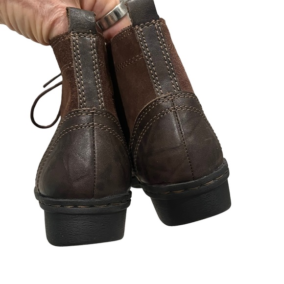 Clarks Brown Whistle Watch Suede Leather Lace Up Ankle Boots, Sz 6 - Picture 11 of 14